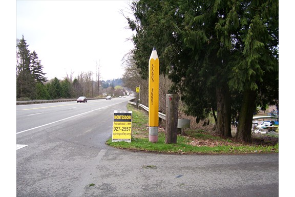 Location in Federal Way, WA off of Pacific Hwy South
